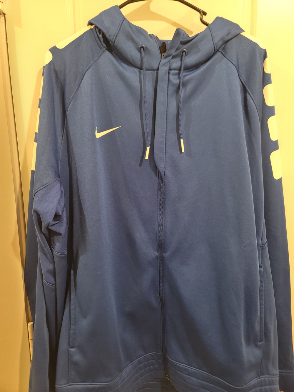 Nike Men's Royal Blue Full-Zip Performance Hoodie Jacket